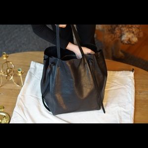 100% authentic Celine large cabas belt tote